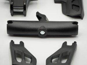 Ford Bronco Dash Mounting Rail System - Full Length w/ ball mount + phone holder 